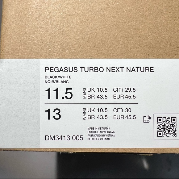 Nike Pegasus Turbo Next Nature. Size US 11.5. Brand New. - Picture 12 of 12